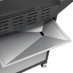 4-Burner Stainless Steel Gas Grill with Side Burner