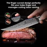 6-Piece German Stainless Steel Steak Knife Set