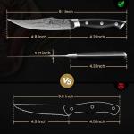 6-Piece German Stainless Steel Steak Knife Set
