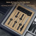 6-Piece German Stainless Steel Steak Knife Set