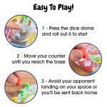 Toyrific Classic Family Game Board: Click & Jump
