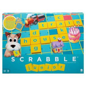 Scrabble Junior Kids 2-in-1 Crossword Game