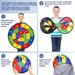 Kids Double-Sided Dart Board Set with Balls