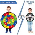 Kids Double-Sided Dart Board Set with Balls
