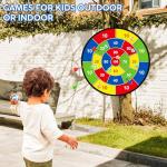 Kids Double-Sided Dart Board Set with Balls