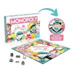 Winning Moves Squishmallows Monopoly Board Game Collectors Edition, Play with Fifi the Fox, Rosie the pig and Brock the Bulldog, includes an exclusive 4" Cam the Cat plush, great gift for ages 8 plus