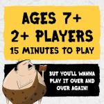 Poetry for Neanderthals by Exploding Kittens - 2+ Players - Ages 7+ - 15 Minutes to Play - Competitive Word Guessing Game - Party Game, Ideal for Family Night, Kid and Adult