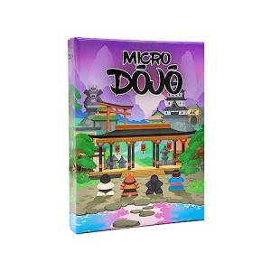 Micro Dojo - Tactically Move meeples in a Cerebral and Variable Game for 2 Players That fits in Your Pocket (Age 14+)