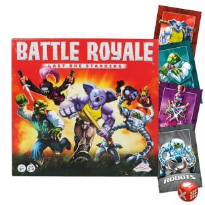 TOMY Battle Royale Board Game | Last One Standing Strategy Game | 2-4 Player Family Game for Kids and Adults Ages 8+ Years Old