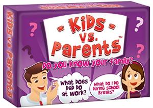 Kids vs Parents Family Quiz Card Games for Kids Funny Party Games | Do You Know Your Family | 6+