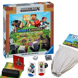 Ravensburger Minecraft Heroes of the Village Board Game for Kids Age 6 Years Up - 2 to 4 Players for Boys and Girls