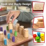 Roo Games KLOAK - All Wooden Strategy Board Games for Adults & Kids, 2-4 Players, Family Games, Popular Games for Ages 8+, Stimulates Critical Thinking, Durable Hardwood Components
