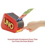 UNO Extreme Card Game Featuring Random-Action Launcher with Lights & Sounds & 112 Cards, Kid, Teen & Adult Game Night Gift Ages 7 Years & Older, GXY75