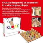 Roo Games KLOAK - All Wooden Strategy Board Games for Adults & Kids, 2-4 Players, Family Games, Popular Games for Ages 8+, Stimulates Critical Thinking, Durable Hardwood Components