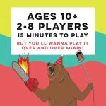 Exploding Kittens That Escalated Quickly 2-8 Players - Ages 10+ - 15 Minutes to Play - Hilarious Cooperative Card Game - Ideal for Party, Family Game Night, Adult and Teen