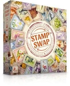 Stonemaier Games | Stamp Swap | Board Game | Ages 14+ | 1-5 Players | 20-60 Minutes Playing Time