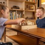 Toyrific 2 in 1 Board Games Chess Set and Draughts Board Games, Traditional Game for Kids & Adults