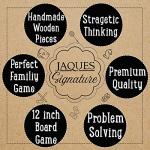 Jaques of London Ludo Game Board | Family Board Games for Kids | Folding Ludo Game with Dice and Counters | Since 1795