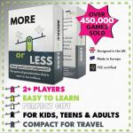 More or Less Card Game – How Sharp Is Your Judgment?