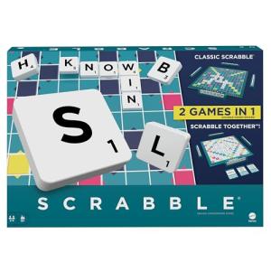 Scrabble Board Game with Goal Cards for Family Fun