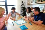 Scrabble Board Game with Goal Cards for Family Fun
