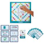 Scrabble Board Game with Goal Cards for Family Fun