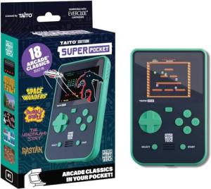 Blaze Entertainment Hyper Mega Tech Super Pocket Taito Edition Arcade Handheld Gaming Device