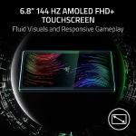 Razer Edge - Android Gaming Handheld with Kishi V2 Pro Controller (Qualcomm Snapdragon G3X Gen 1, 6.8” 144Hz AMOLED FHD+ Touchscreen Display, HyperSense Haptics, PC, Xbox, and Cloud Gaming) Black