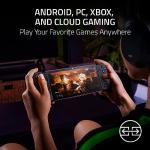 Razer Edge - Android Gaming Handheld with Kishi V2 Pro Controller (Qualcomm Snapdragon G3X Gen 1, 6.8” 144Hz AMOLED FHD+ Touchscreen Display, HyperSense Haptics, PC, Xbox, and Cloud Gaming) Black