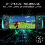 Razer Edge - Android Gaming Handheld with Kishi V2 Pro Controller (Qualcomm Snapdragon G3X Gen 1, 6.8” 144Hz AMOLED FHD+ Touchscreen Display, HyperSense Haptics, PC, Xbox, and Cloud Gaming) Black