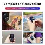 Voacle RG Nano Retro Handheld Game Console , Aluminum Alloy CNC Support Clock , Music Player Function 1.54 Inch IPS Screen 64G TF Card 5405 Games with Portable Bag (Purple)