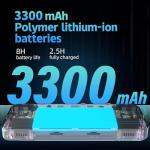 RG35XX H, Anbernic Retro Handheld Gaming Console with 64GTF Card, Dual Joystick Design 3.5-inch HD Screen Lasts up to 8 Hours High-Capacity Battery for Better Experience (64G Black)