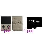 Miyoo Mini Plus Handheld Game Console, 3.5-Inch Retro Emulator Console Built-In Games, Support Wi-Fi Battle, Open-Source Emulators, Cortex-A7 Processor(128G Grey)