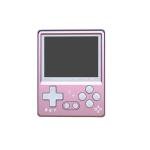 GKD Pixel 2 Pink Color Metal Retro Game Console Portable Mini Pocket Handheld, 2.4-inch IPS Screen Preinstalled with 64GB TF Card 1800mAh Battery