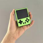 GKD Pixel 2 Console Metal Retro Game Player Portable Mini Pocket Handheld, Preinstalled with 64GB TF Card 1800mAh Battery 2.4-inch IPS Screen Aluminum Body Console Gaming Player (Green 64GB)