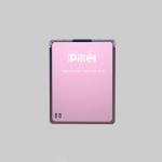 GKD Pixel 2 Pink Color Metal Retro Game Console Portable Mini Pocket Handheld, 2.4-inch IPS Screen Preinstalled with 64GB TF Card 1800mAh Battery
