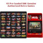 UNICO SNK MVS Mini Arcade, 45 SNK Licensed Classics Games, Including The King of Fighters, Metal SLUG etc., Supports Large Screen HDMI Output/2 Gamepad Ports/ SNK MVS Mini for Adults and Children