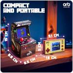 Orb Mini Retro Handheld Games Console & Arcade Bundle - 1 x 150 In-Built Games Console & 1 x 240 In-Built Games Arcade, Full Colour LCD Screen - Thumbs Up!