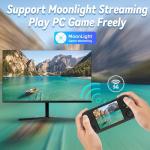 RG35XX H Linux Retro Handheld Game Console 35xx H with a 64G Card Pre-Loaded 6900 Games,RG35XXH 3.5'' IPS Screen Supports 5G WiFi Bluetooth HD and TV Output (ANBERNIC RG35XX H-Black-NEW)