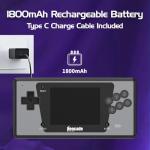 NEOCADE Retro Pocket Console for Mega Drive with LCD 3.5, 12 MD Multigame Cartridges and 20 Integrated NES Games