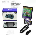 NEOCADE Retro Pocket Console for Mega Drive with LCD 3.5, 12 MD Multigame Cartridges and 20 Integrated NES Games
