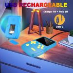 Bornkid 32 Bit Handheld Game Console for Kids,3.0" IPS Screen with Buit in 139 HD Video Games, Portable Rechargeable Game System, Electronic Gaming Player Gifts Toys for Boys Girls