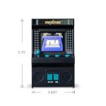 Basic Fun Arcade Classics Mini WWE – Retro Handheld Game with Joystick, Full-Colour Screen & Authentic Sound Effects – Batteries Included, Black