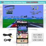 Mini Arcade Machine, 156 Built-In 16-Bit Games, 2.8” Full Colour Screen, 8-Way Joystick, Handheld Retro Games Console – Gaming by Golden Security!