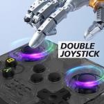 R36S Retro Handheld Game Console with 3.5" IPS Display, 64/128GB and 21,000+ Classic Games, Open Source Linux System, Screen Portable Pocket Video Player (Black-128G)