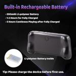 Handheld Game Console Built-in 400 Retro Games, Travel-friendly Gaming Console with Long Battery Life, Plug and Play Video Game Console for Kid, Handheld Video Game Console for Boys Girls