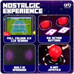Mini Arcade Machine, 240 Built-In 8-Bit Games, 2.5” Full Colour Screen, 8-Way Joystick, Handheld Retro Games Console – Orb Gaming by ThumbsUp!
