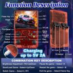 Blidinner R36S Retro Handheld Video Game Console -With Linux System,3000mAh Battery,3.5 Inch Screen,64G TF Card,20000+ Classic Games,Portable Game Console for Present to Give Friends for Christmas-Red