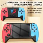 Homly Handheld Games Console – Retro Gaming System with 500 Built-in Classic Games, 3.5" IPS Screen, Two-Player Support, Connects to TV, Rechargeable Electronic Toy, Gift for Boys Girls