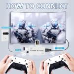 Wireless Retro Game Console Stick Built-in Games, Plug & Play TV Video Retro Gaming Stick with 4K HDMI Output, 23 Emulators and Dual 2.4G Wireless Controllers, Classic Video Games Console